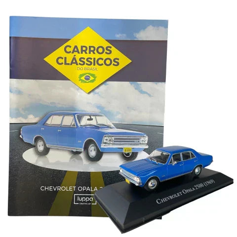 Carros Clássicos do Brasil: Chevrolet Opala 2500 (1969) - Escala 1:43 - Edição 05