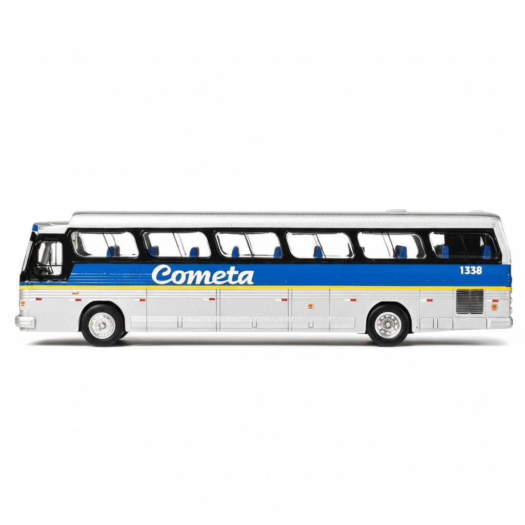 Miniatura Ônibus Scania CMA Flecha Azul VII "Cometa Fretamento" - Escala 1/14 (Controle Remoto)