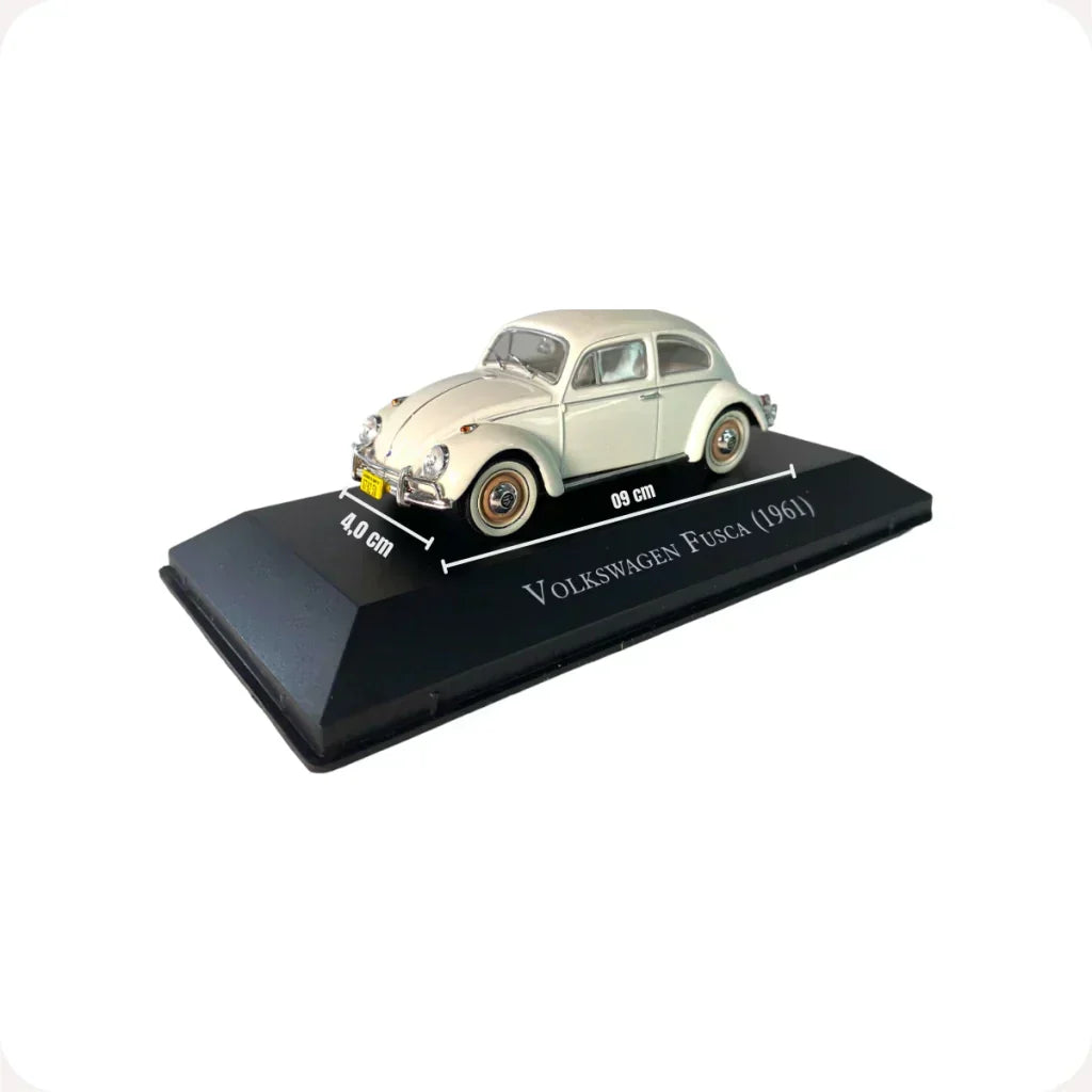 Carros Clássicos do Brasil: Volkswagen Fusca (1961) - Escala 1:43 - Edição 02
