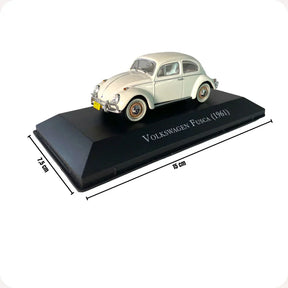 Carros Clássicos do Brasil: Volkswagen Fusca (1961) - Escala 1:43 - Edição 02