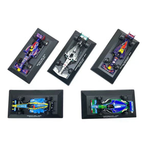 Combo Campeões da F1 com 05 miniaturas de carros em Escala 1:43