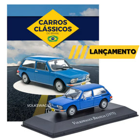 Coleção Carros Clássicos do Brasil: Volkswagen Brasília (1975) - Escala 1:43 - Edição 33