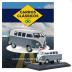 Carros Clássicos do Brasil: Volkswagen Kombi 1200 (1957) - Escala 1:43 - Edição 11