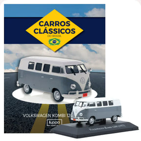 Carros Clássicos do Brasil: Volkswagen Kombi 1200 (1957) - Escala 1:43 - Edição 11