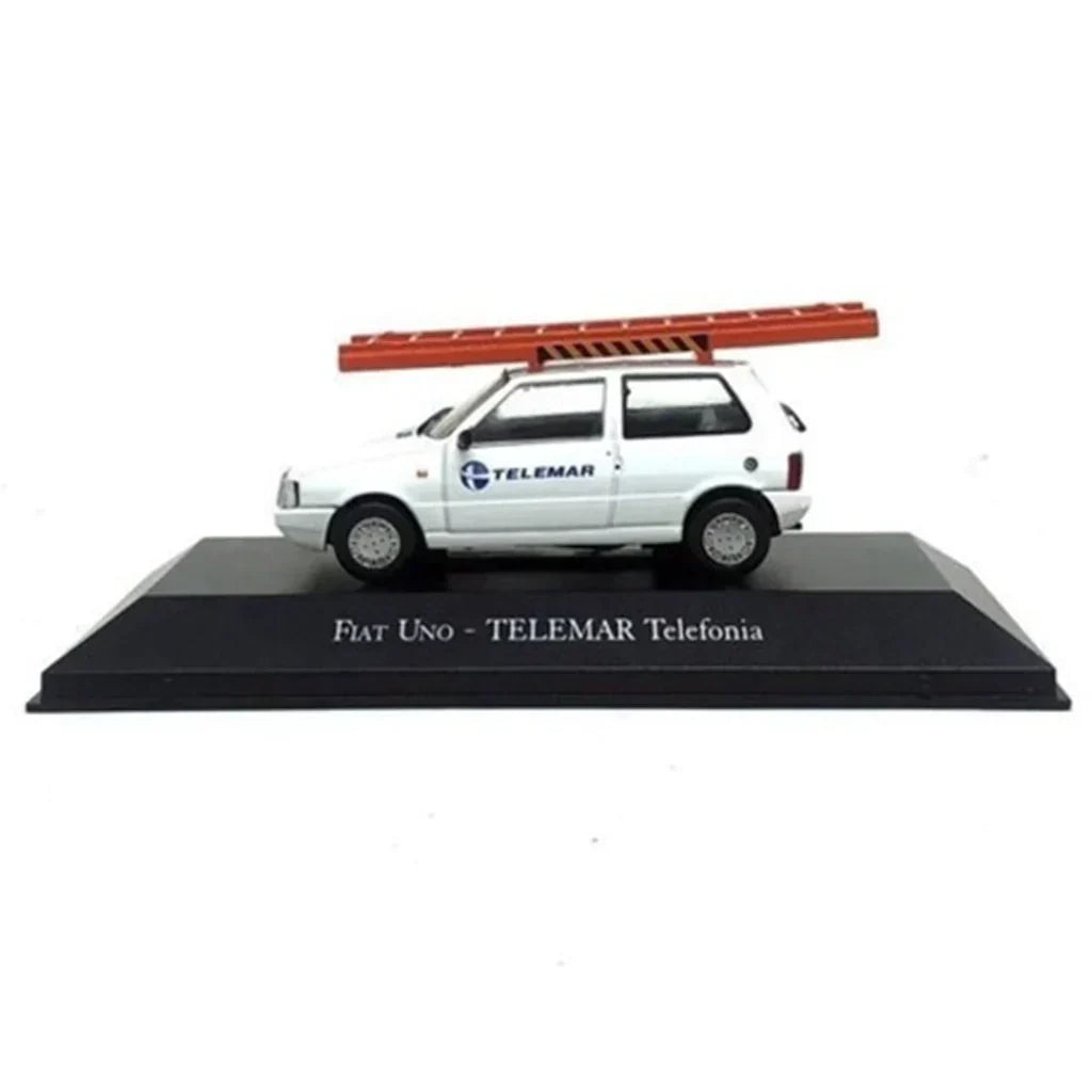 Veículos De Serviço: Fiat Uno Mille Telemar Telefonica - Escala 1:43 - Edição 22