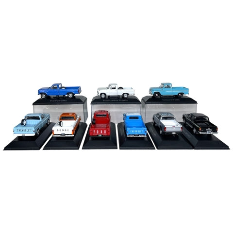 Combo Pick Ups Luppa com 09 Miniaturas em Escala 1:43