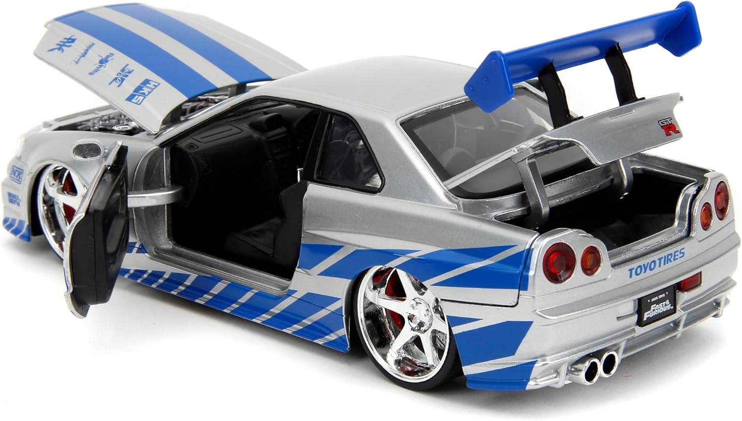 Coleção Velozes e Furiosos: Nissan Skyline GT-R (R34) - Escala 1:43 - Edição 02