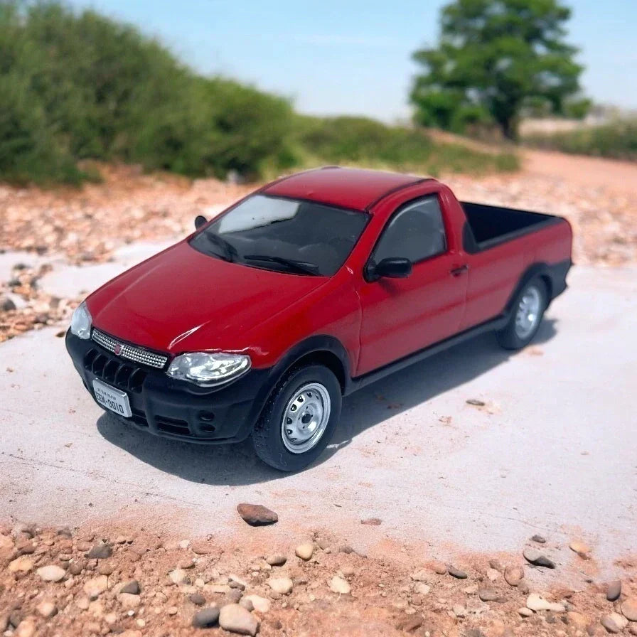 Coleção Carros Clássicos do Brasil: Fiat Strada (2009) - Escala 1:43 - Edição 29