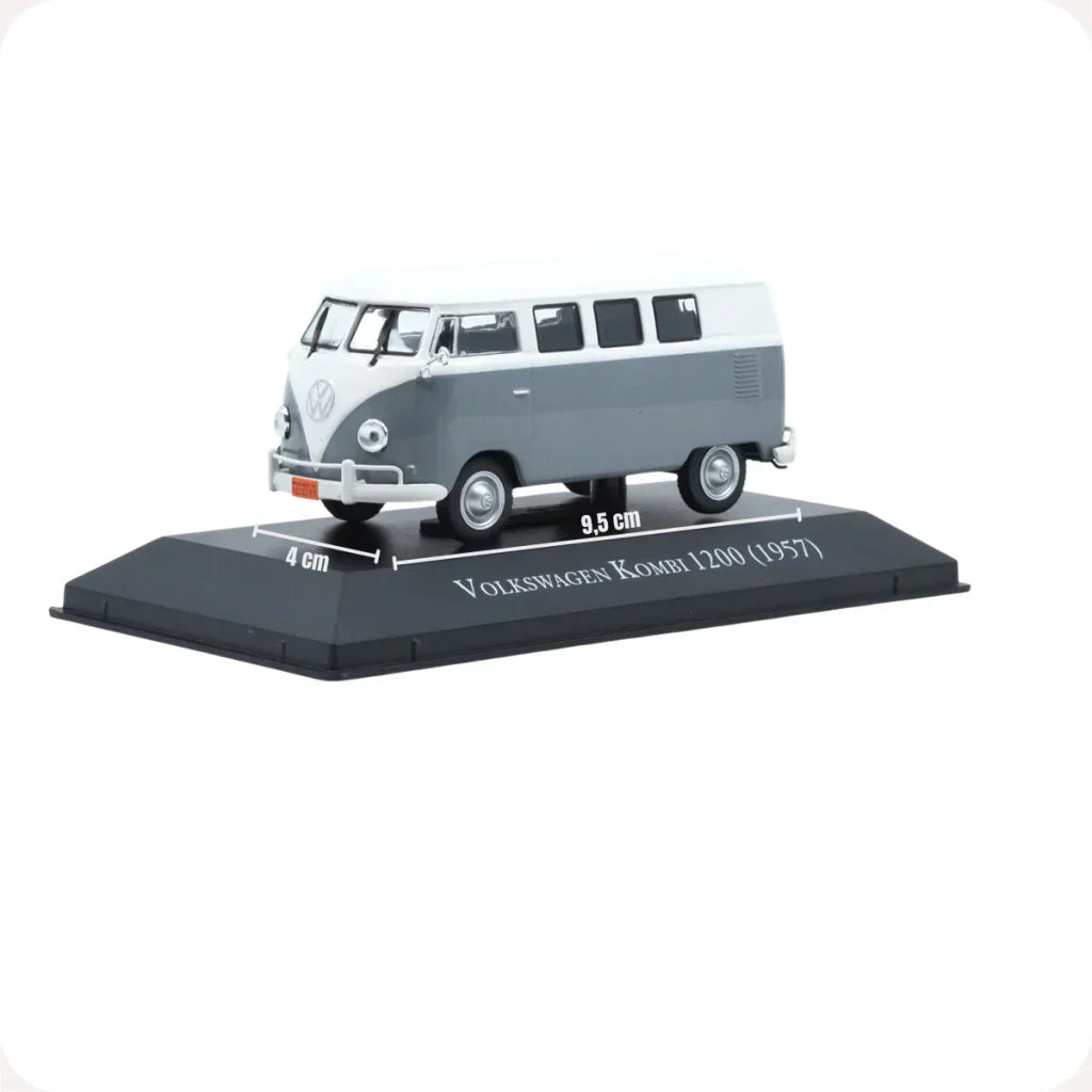 Carros Clássicos do Brasil: Volkswagen Kombi 1200 (1957) - Escala 1:43 - Edição 11