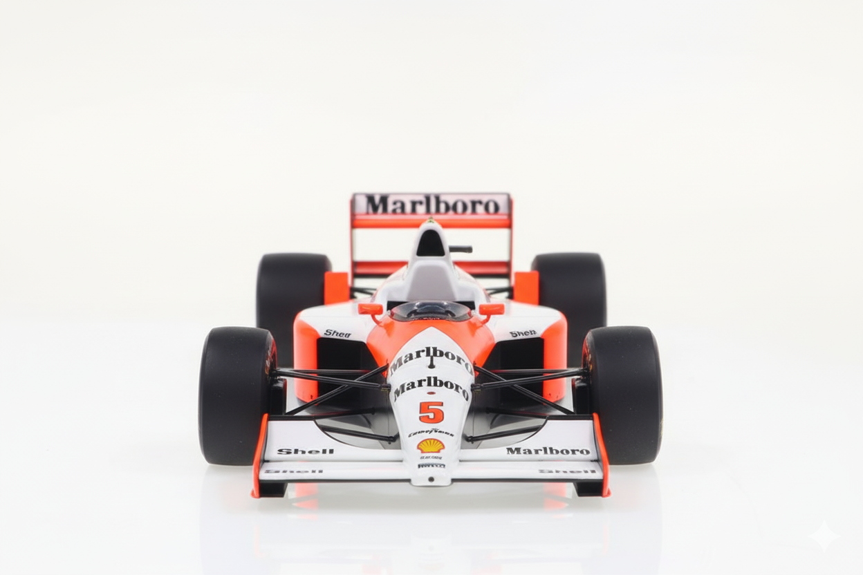Automodelismo - Miniatura McLaren MP 4/8 1993 para Montar - Ayrton Senna - Escala 1:18