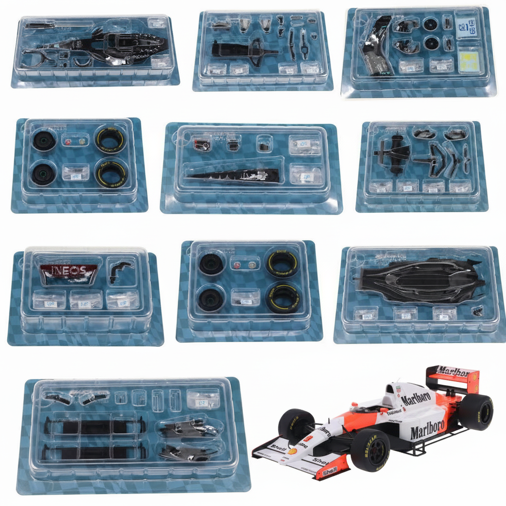 Automodelismo - Miniatura McLaren MP 4/8 1993 para Montar - Ayrton Senna - Escala 1:18