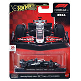 Miniatura Fórmula 1 MoneyGram Hass VF-24 - #20 Magnussen - Escala 1:64 - Hot Wheels Premium