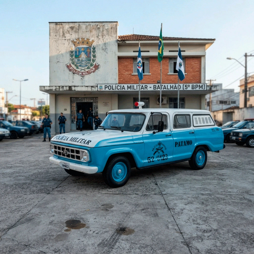 Coleção Chevrolet Série Ouro: Veraneio - PATAMO Polícia Militar Do Rio de Janeiro - Edição 62