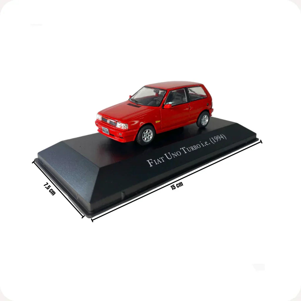 Carros Clássicos do Brasil: Fiat Uno Turbo i.e. (1994) - Escala 1:43 - Edição 04