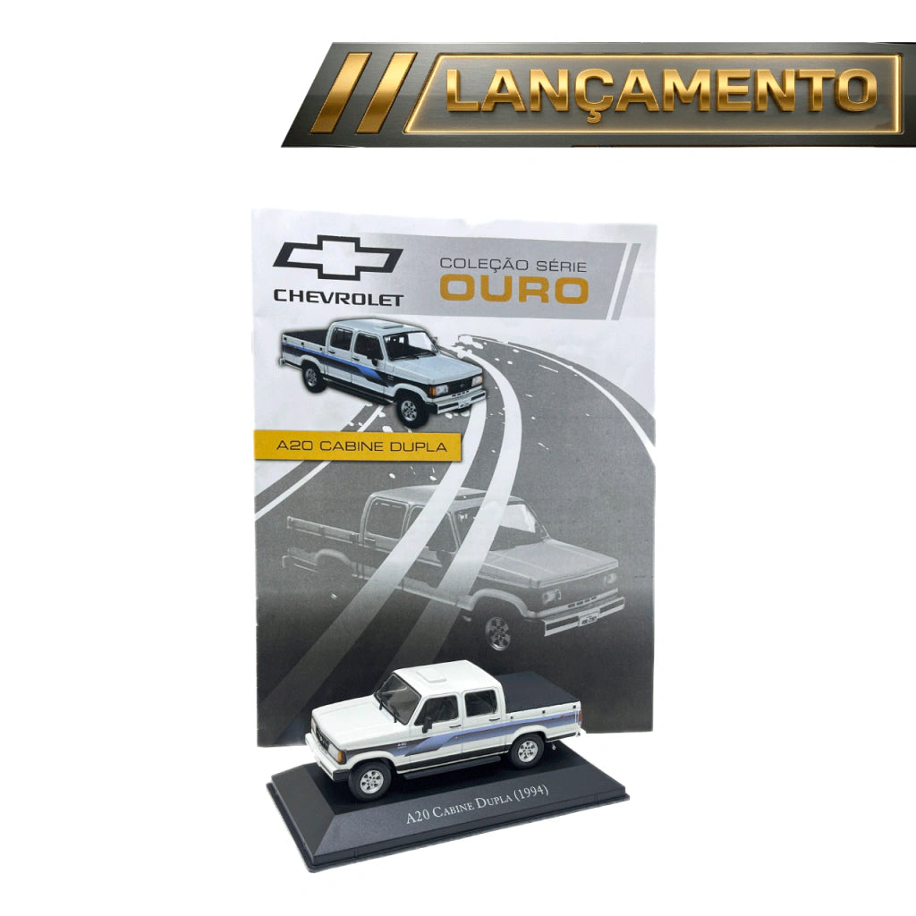 Coleção Chevrolet Série Ouro: A20 Cabine Dupla (1994) - Edição 47