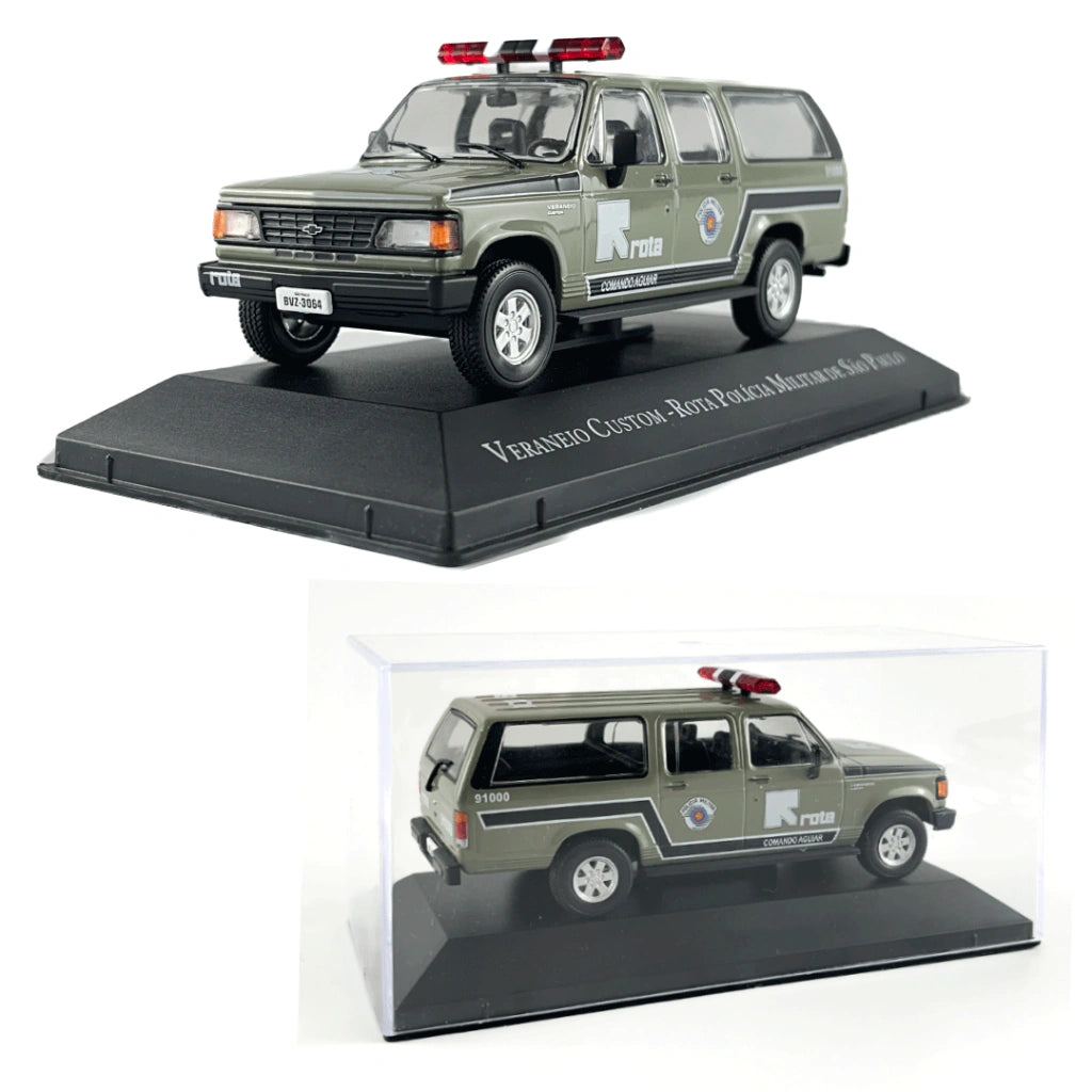 Coleção Chevrolet Série Ouro: Veraneio - ROTA Polícia Militar De São Paulo - Edição 61