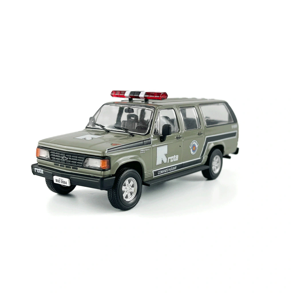 Coleção Chevrolet Série Ouro: Veraneio - ROTA Polícia Militar De São Paulo - Edição 61