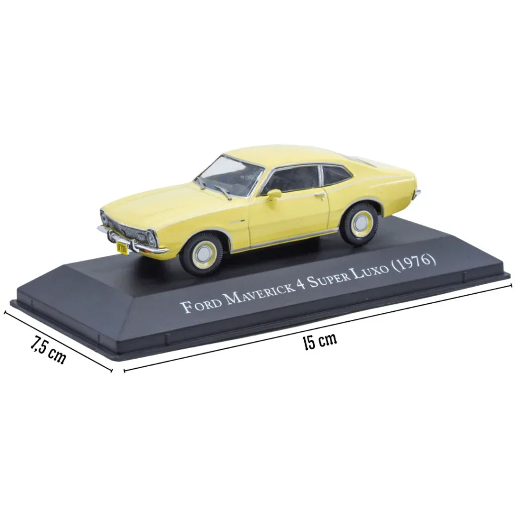 Coleção Carros Clássicos do Brasil: Ford Maverick 4 Superluxo (1976) - Edição 31