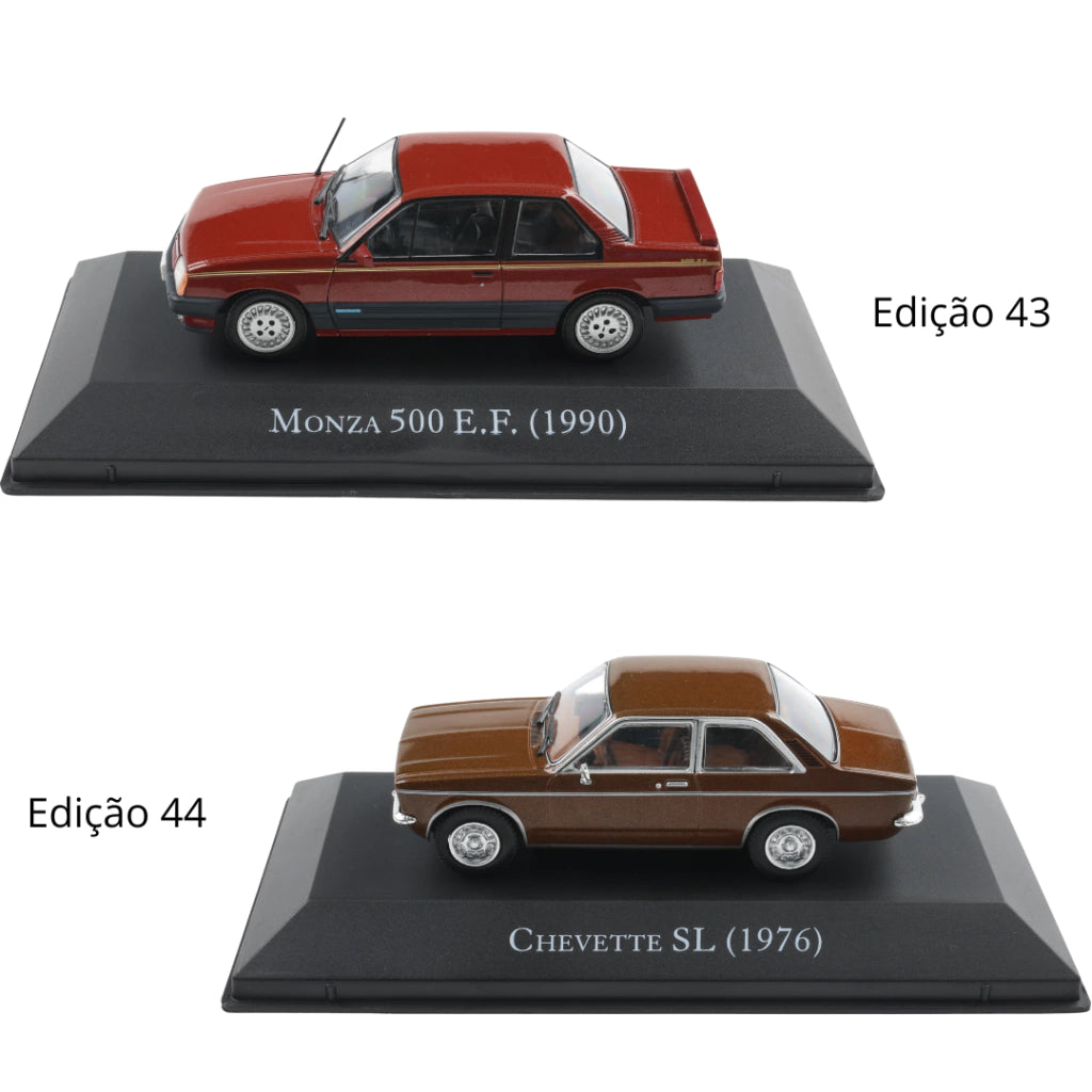 Combo 5ª Temporada Chevrolet Série Ouro com 10 miniaturas da Escala 1:43
