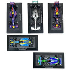 Combo Campeões da F1 com 05 miniaturas de carros em Escala 1:43