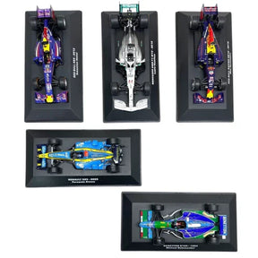 Combo Campeões da F1 com 05 miniaturas de carros em Escala 1:43