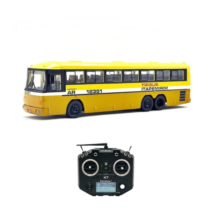 Miniatura Ônibus Tecnobus Tribus II "Itapemirim I" - Escala 1/43 (Controle Remoto)